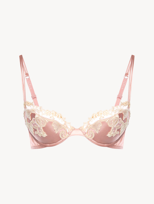 Pink push-up bra with frastaglio_4