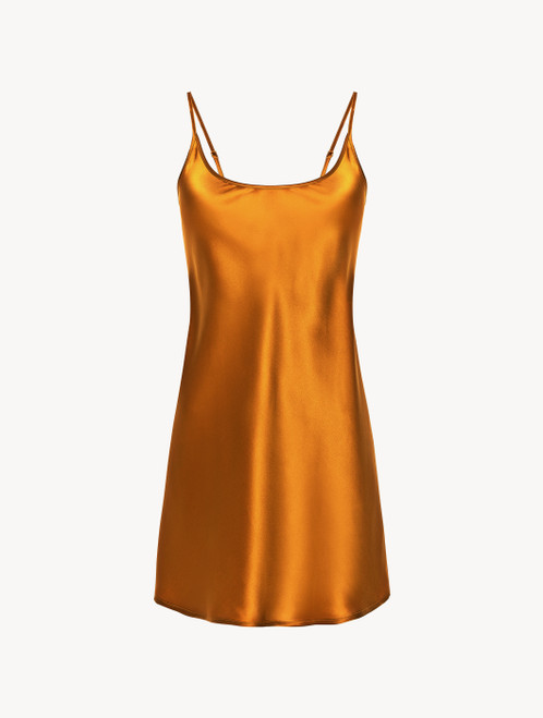 Topaz yellow silk slip_0