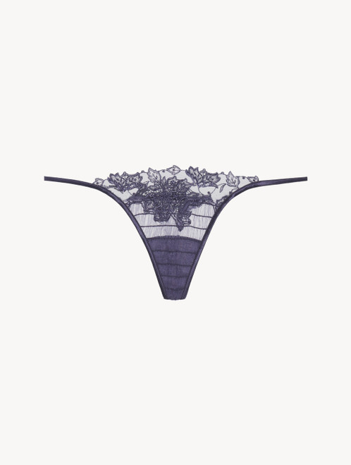 Thong in violet embroidered tulle_3
