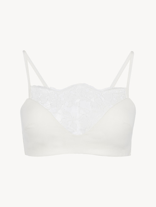 Bralette in off-white silk georgette with Leavers lace_2