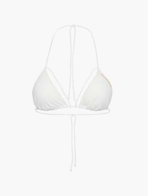 Triangle bikini top in off-white_2