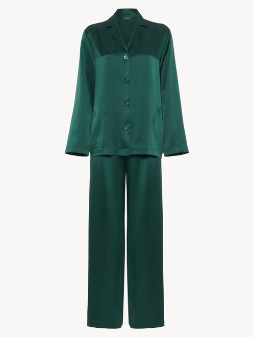 Emerald silk pajama set - ONLINE EXCLUSIVE_3
