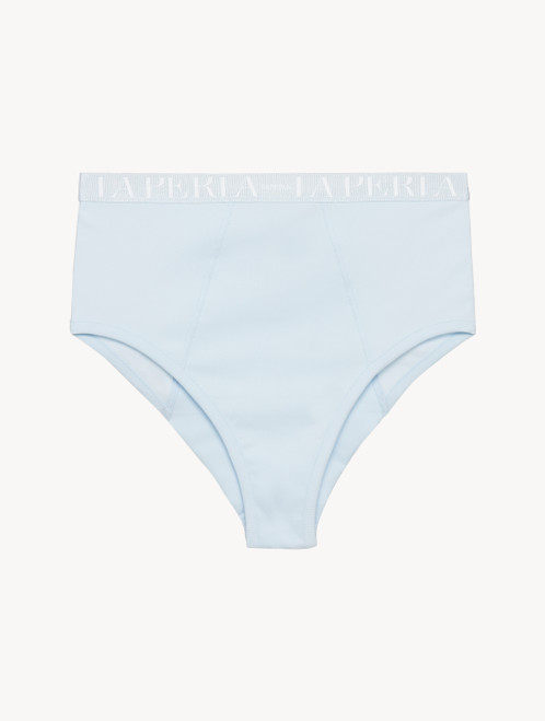High-waisted brief in blue grey stretch cotton_3