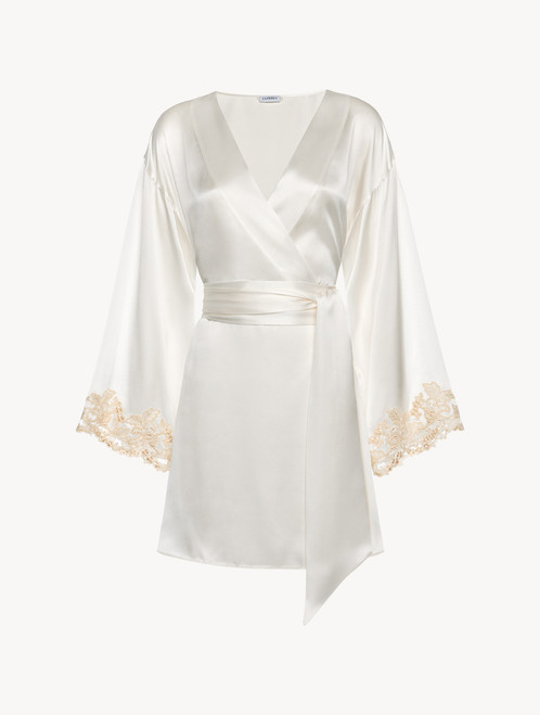 White silk short robe with frastaglio_3