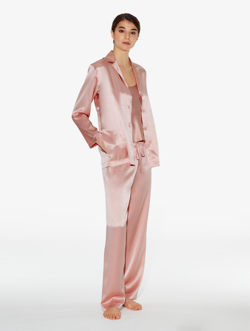 Silk Nightwear 2 Piece Pink Gift Set_2