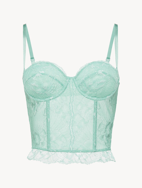 Lace corset in Jade - ONLINE EXCLUSIVE_1