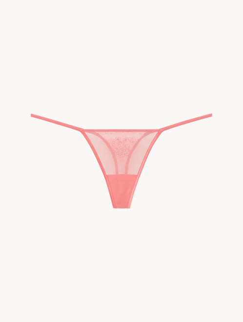 Thong in hibiscus  embroidered tulle_4