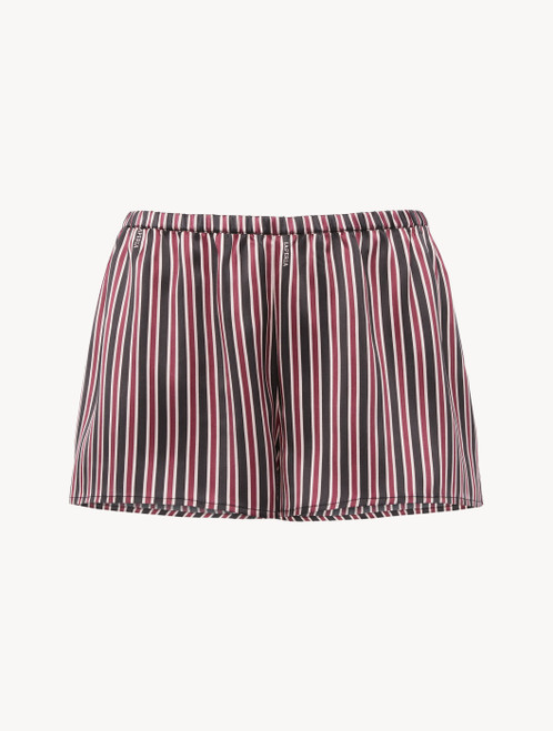 Silk striped sleep shorts_1