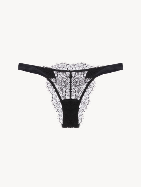 ブラジャー LA PERLA Women Underwear PLMCFI005123 0202 Black Black Brazilian brief - La Perla - US