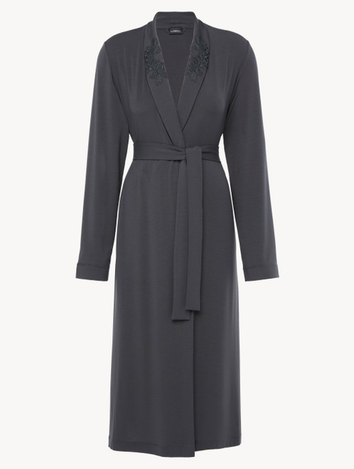 Robe in charcoal grey_0