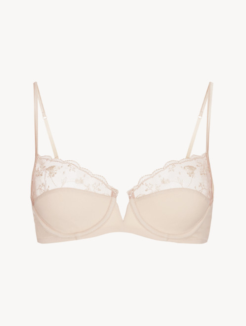 Underwired Bra in Halo and Ivory Nude with embroidered tulle_2