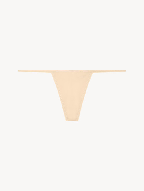 Latte-coloured invisible G-string_0