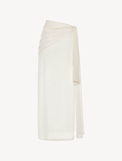 White wrap skirt_3