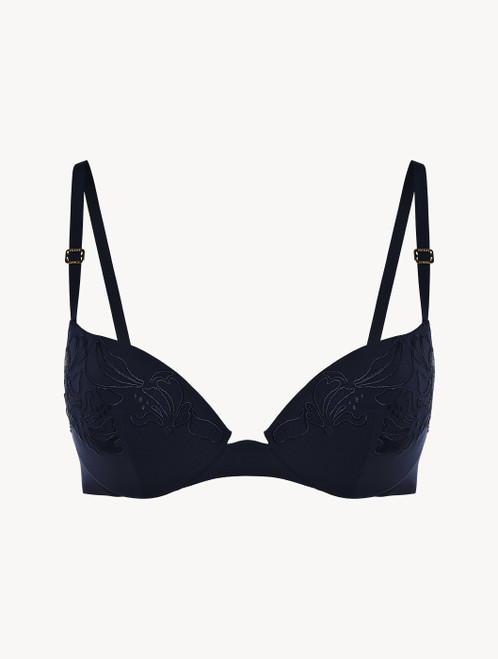 Midnight blue padded underwired top_2