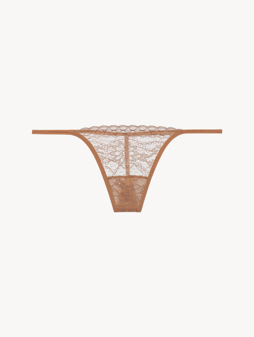 Thong in beige floral lace_2