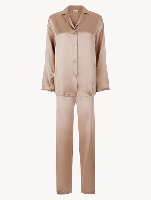 Dusty pink silk pajama set_3