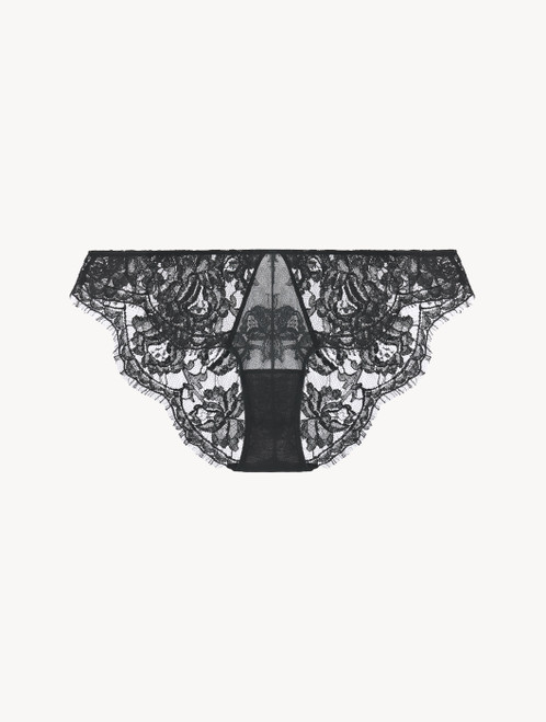 Dark-grey lace low-rise briefs_4