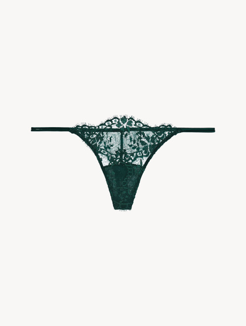 Green Leavers lace thong_4