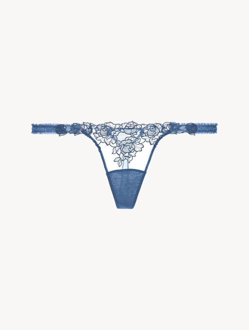 Cornflower blue tulle thong_4