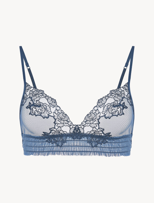 Cornflower blue tulle triangle bra_4