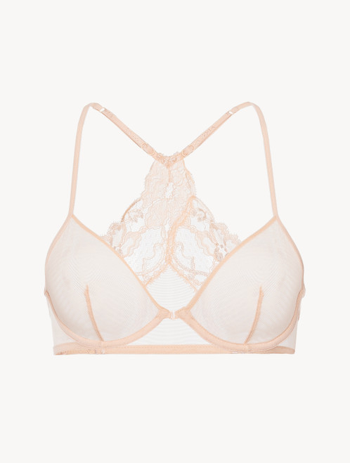 Petal pink triangle bra_0