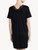 Black jersey modal short nightdress_2