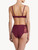 Cranberry Leavers lace high-waisted brief_2