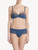 Cornflower blue Leavers lace underwired bra_1
