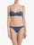 Cornflower blue Leavers lace thong brief_1
