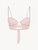 Bikini Top in rose pink with ruched cups_0