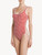 Swimsuit in red gingham seersucker_1