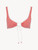 Bikini top in red gingham seersucker_0