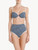 High-waisted Bikini Briefs in blue gingham seersucker_3