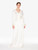 White long silk robe with ivory frastaglio_6