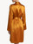 Topaz yellow silk short robe_2