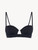Bikini Top in black with ruched cups_0