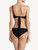 Asymmetric Bikini Top in black_2