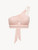 Asymmetric Bikini Top in rose pink_0