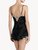Black silk satin camisole with frastaglio_2