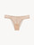 Brazilian Brief in beige Lycra with Leavers lace_0