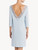 Nightgown in blue stretch modal jersey with Leavers lace_2
