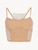 Bralette in beige Lycra with Leavers lace_0