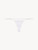 Thong in white tulle and Lycra_0