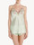 Camisole in pale green silk with embroidered tulle_1