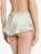 Sleep shorts in pale green silk with embroidered tulle_2