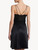 Nightgown in black silk satin and embroidered tulle_2