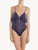 Underwired Bodysuit in violet embroidered tulle with silk satin_1