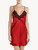 Red silk satin slip with frastaglio_1