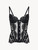 Corset in black Leavers lace_0