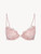 Push-up Bra in pink Lycra with embroidered tulle_0